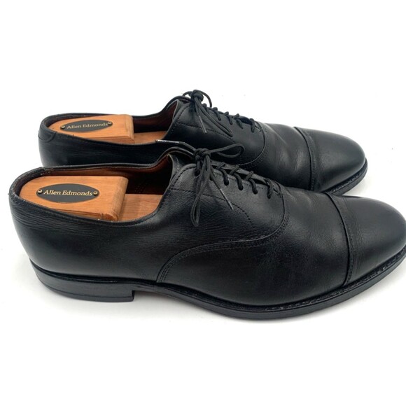 Allen Edmonds Park Avenue Cap Toe Shoes Dress Oxford Leather Black Men\'s 8.5 C main image 14